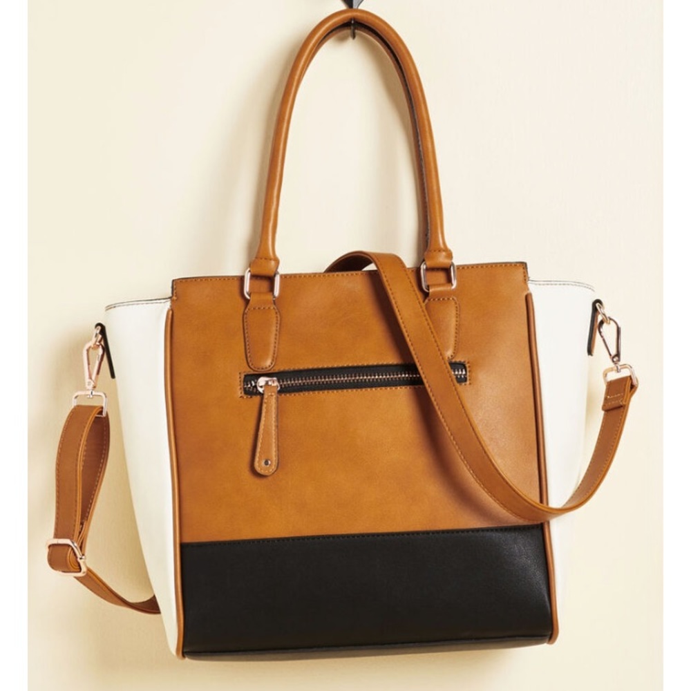 Triple the Charm Bag in Cognac 
ModCloth